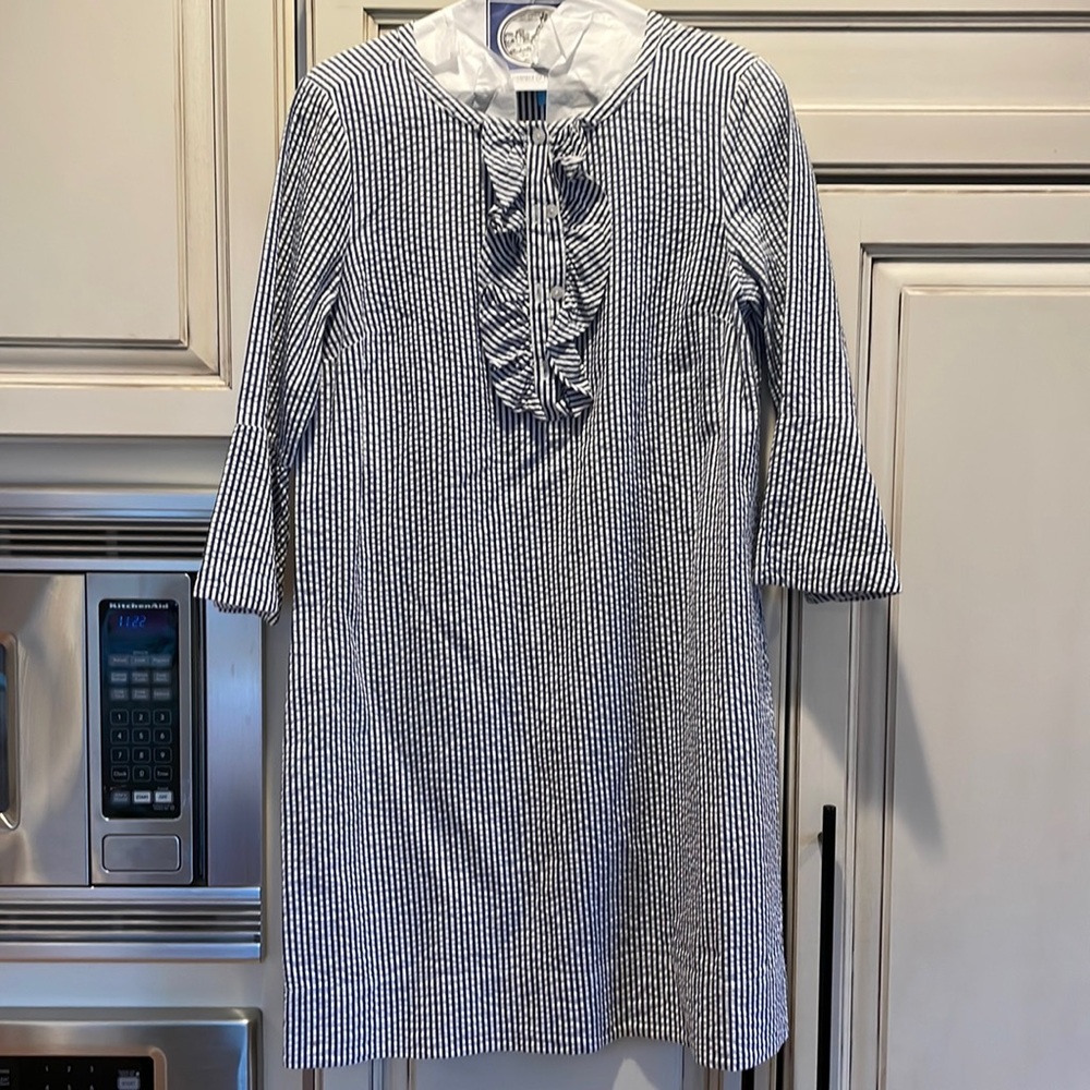 Draper James seersucker dress size 8